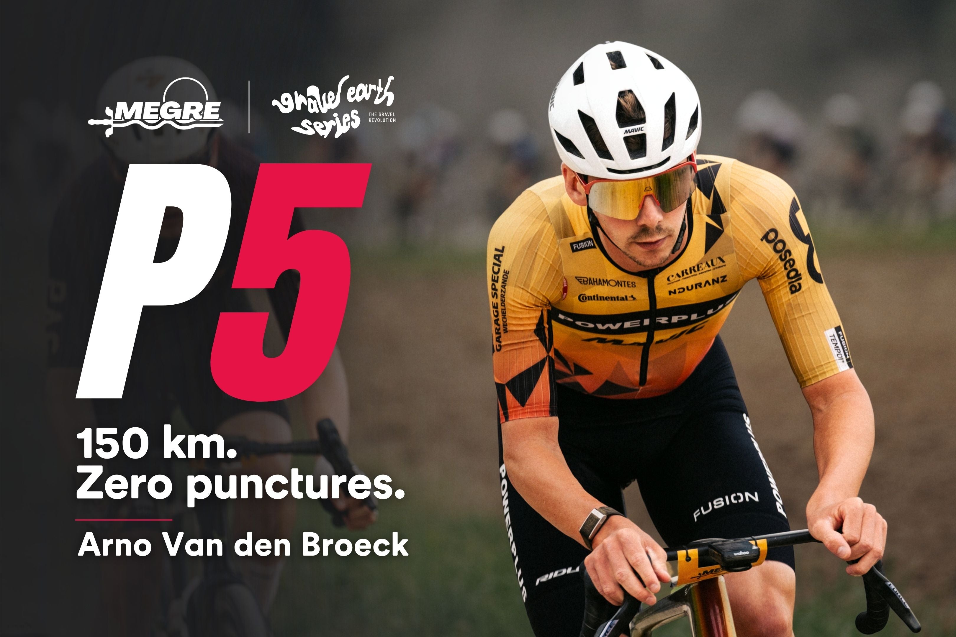 150km, No Punctures: Arno Van den Broeck's P5 at Megre Gravel on Tannus Tubeless Lite